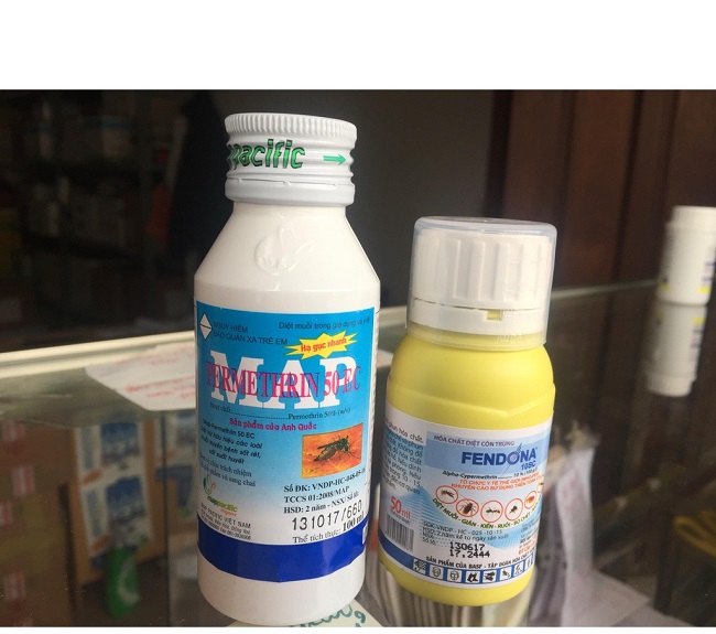 Bộ sản phẩm thuốc diệt muỗi và diệt côn trùng Fendona 10 sc và map permethrin 50 EC