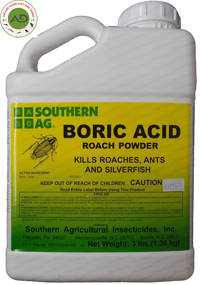 Sử dụng Axit boric