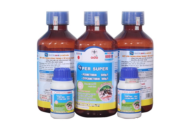 Chế phẩm diệt côn trùng Cyper Super 600 EC