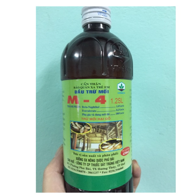 Dầu trừ mối M – 4 thể tích ½ Lít