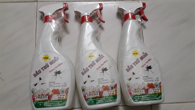 Dầu trừ muỗi hương hoa hồng