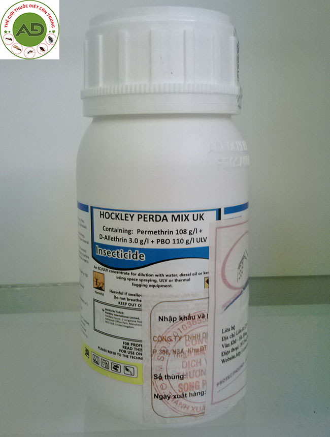  Diệt muỗi Hocklay Perda Mix UK 250ml