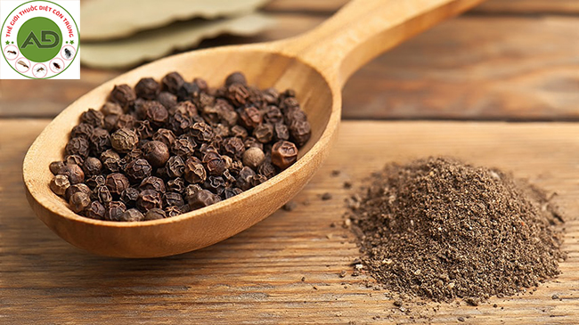 Sử dụng hạt tiêu đen