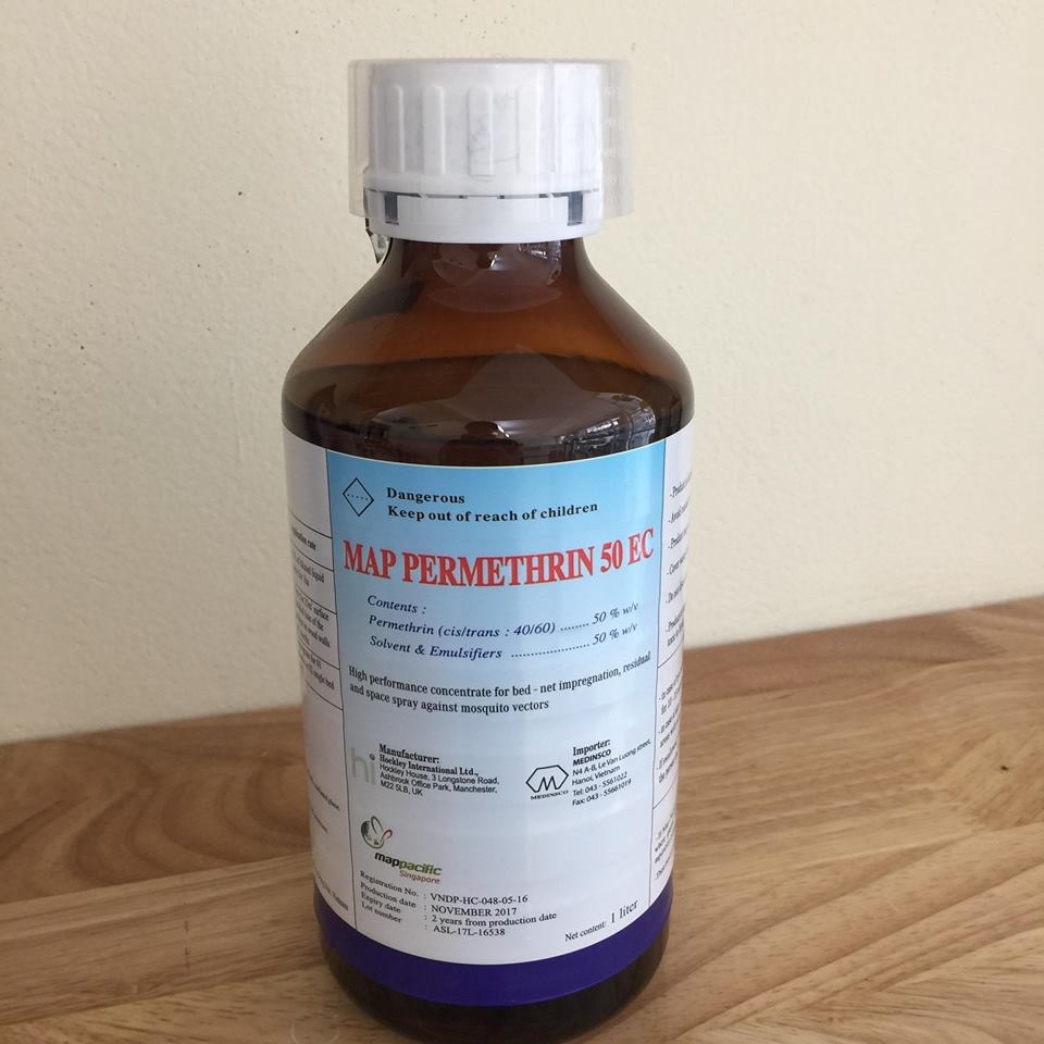 [Nhập Khẩu] Thuốc diệt muỗi Map permethrin 50 EC 1000ml