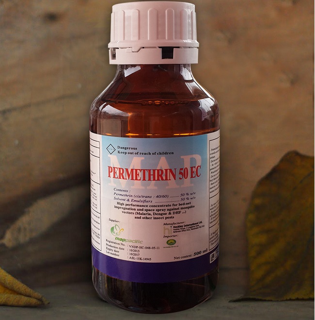 Đặc điểm của thuốc diệt muỗi và diệt côn trùng Map permethrin 50 EC:
