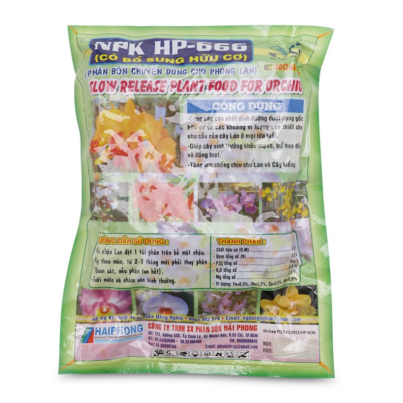 Phân túi lọc cho Phong Lan - Túi 30 gói 15g