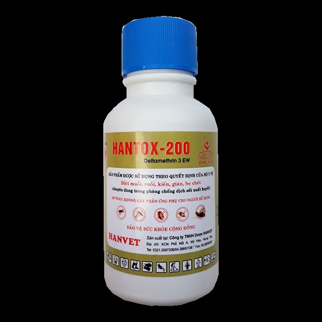 Ưu điểm của thuốc diệt côn trùng Hantox - 200: