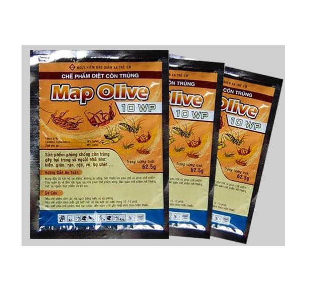 Thuốc diệt muỗi và diệt côn trùng Map olive 10 WP