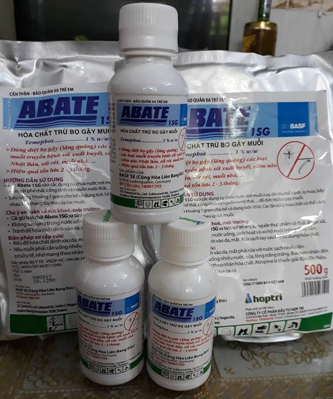 Những đặc điểm cần lưu ý khi sử dụng thuốc diệt lăng quăng: