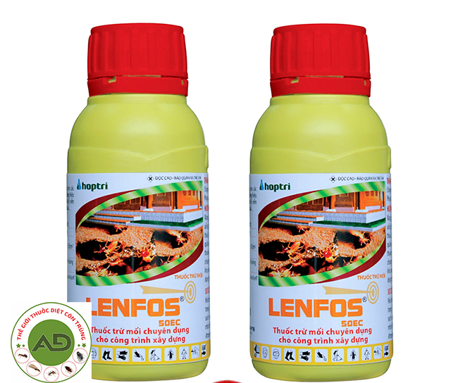 Thuốc Diệt Mối Lenfos 50EC xử lý nền móng các công trình xây dựng mới.