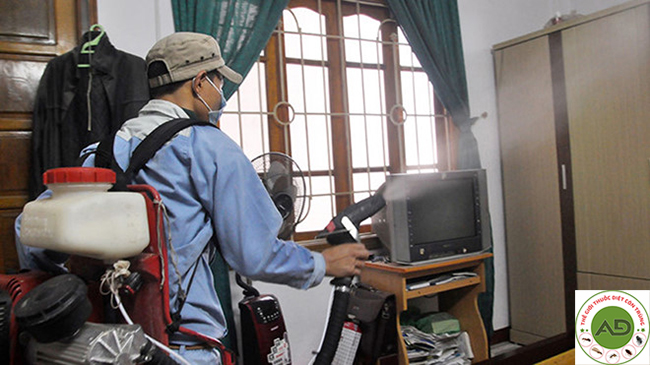 Chuẩn bị pha chế thuốc diệt muỗi