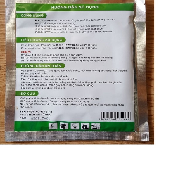 Thuốc diệt muỗi RKG 10 WP